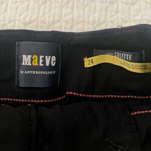 The Colette Crop Wide-Leg Pants by Maeve